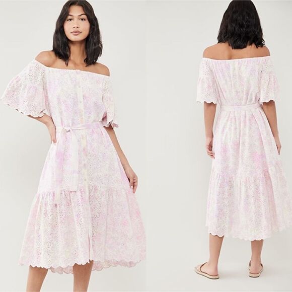 SUNDRESS Sandra Dress EYELET TIE AND DYE - Picture 5 of 12